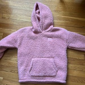 Girls Abercrombie & Fitch sherpa hoodie.   Size 15/16